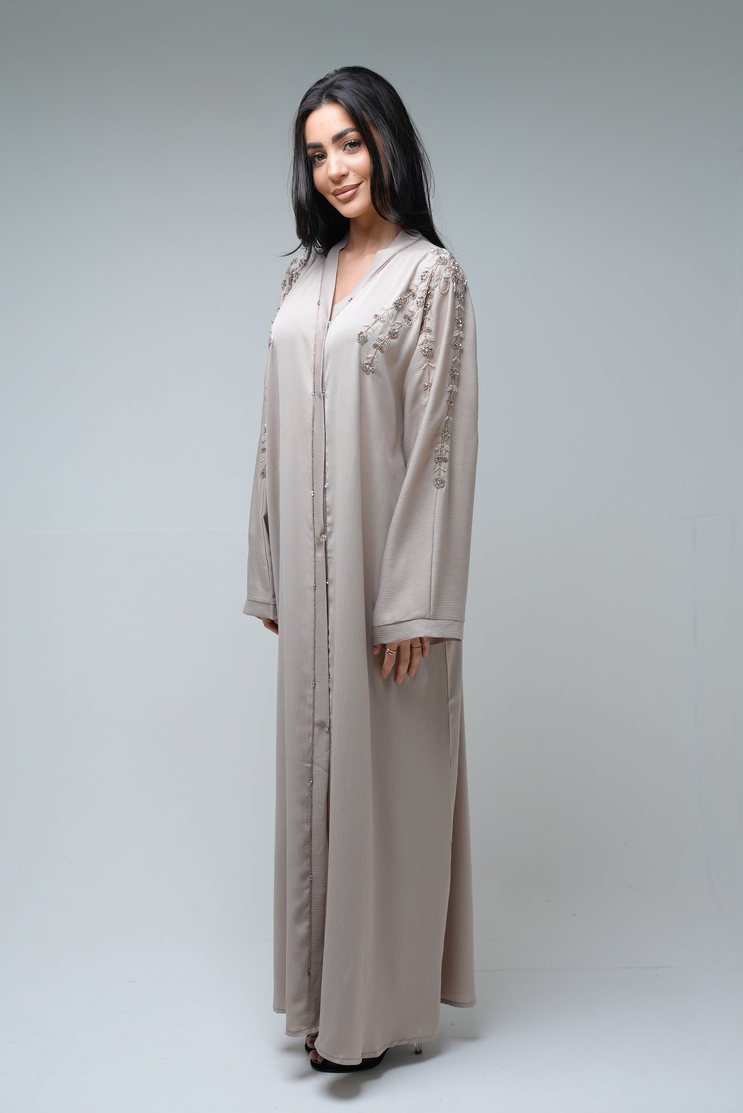 Abaya - QAMAR Beige