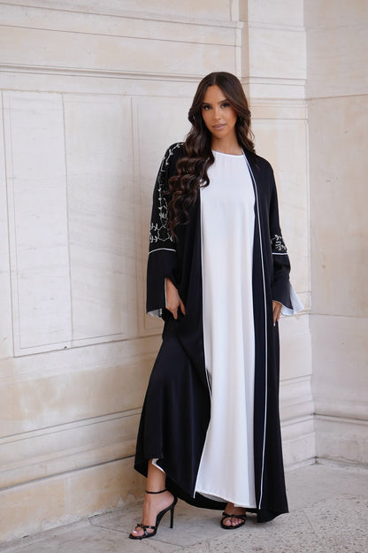 ABAYA KIMONO LEïA [ Noir]