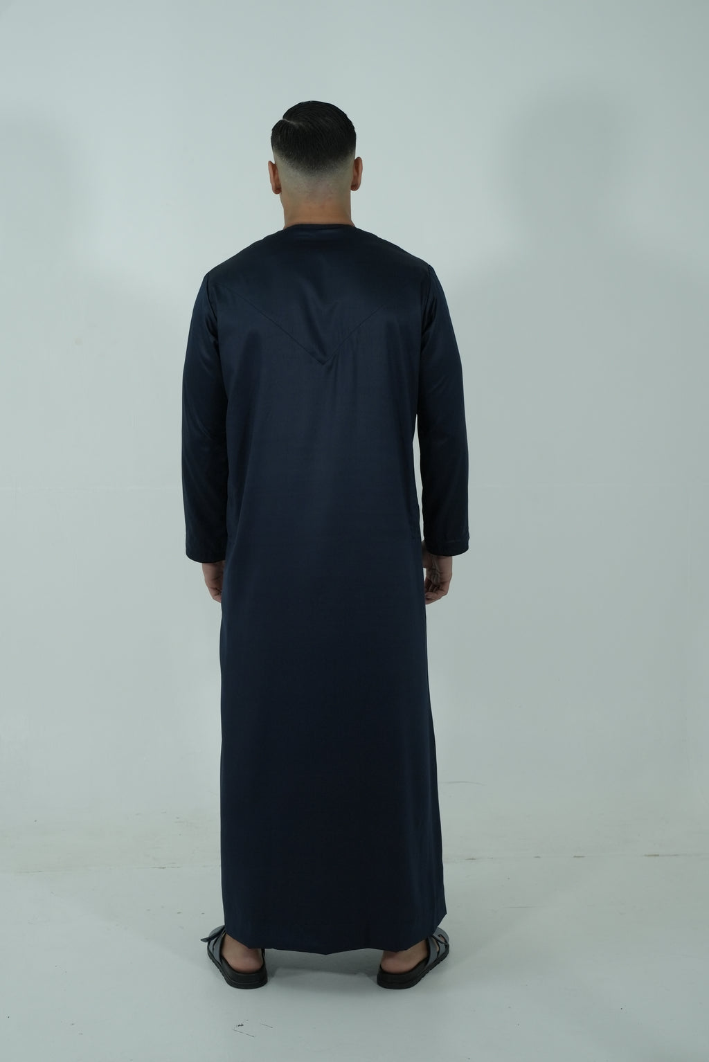 Qamis émirati [ Bleu marine ]