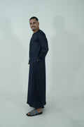 Qamis émirati [ Bleu marine ]