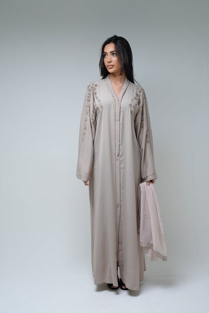 Abaya - QAMAR Beige