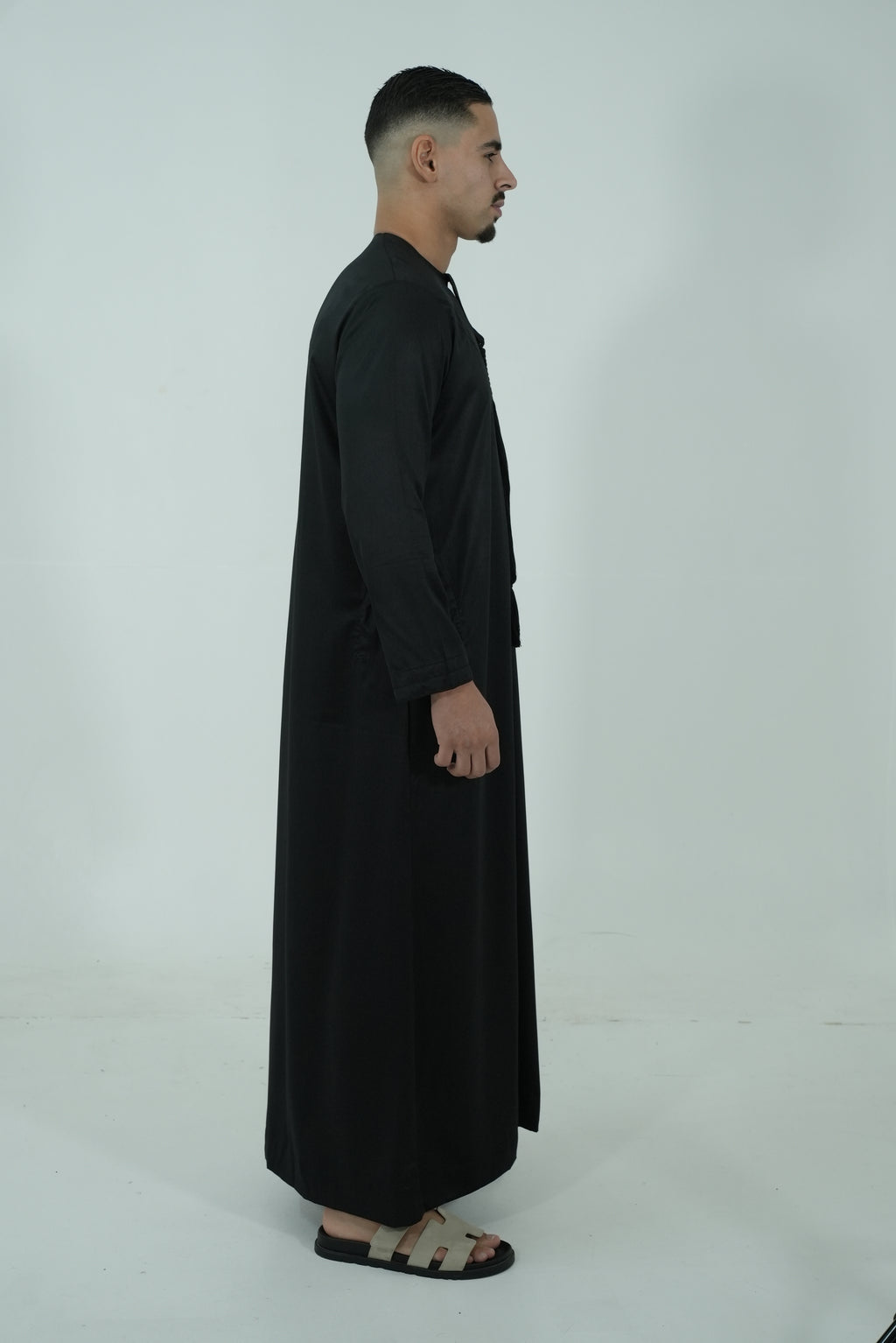 Qamis émirati [ Noir ]