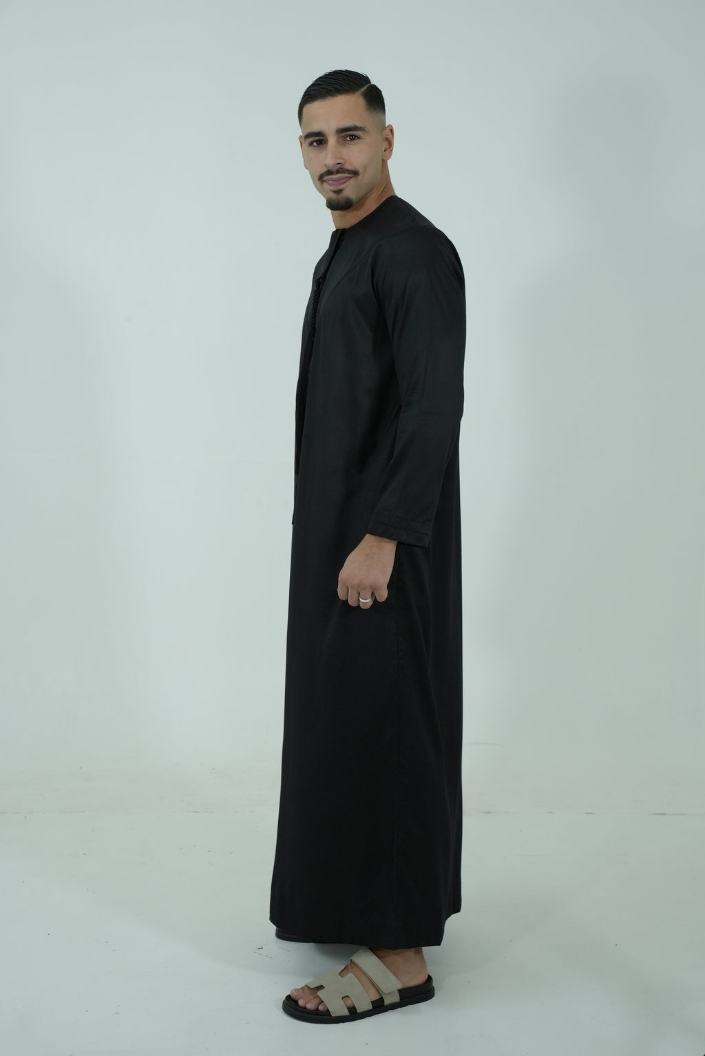 Qamis émirati [ Noir ]