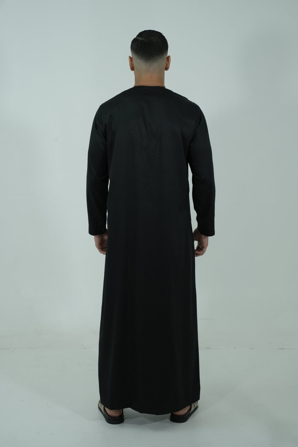 Qamis émirati [ Noir ]