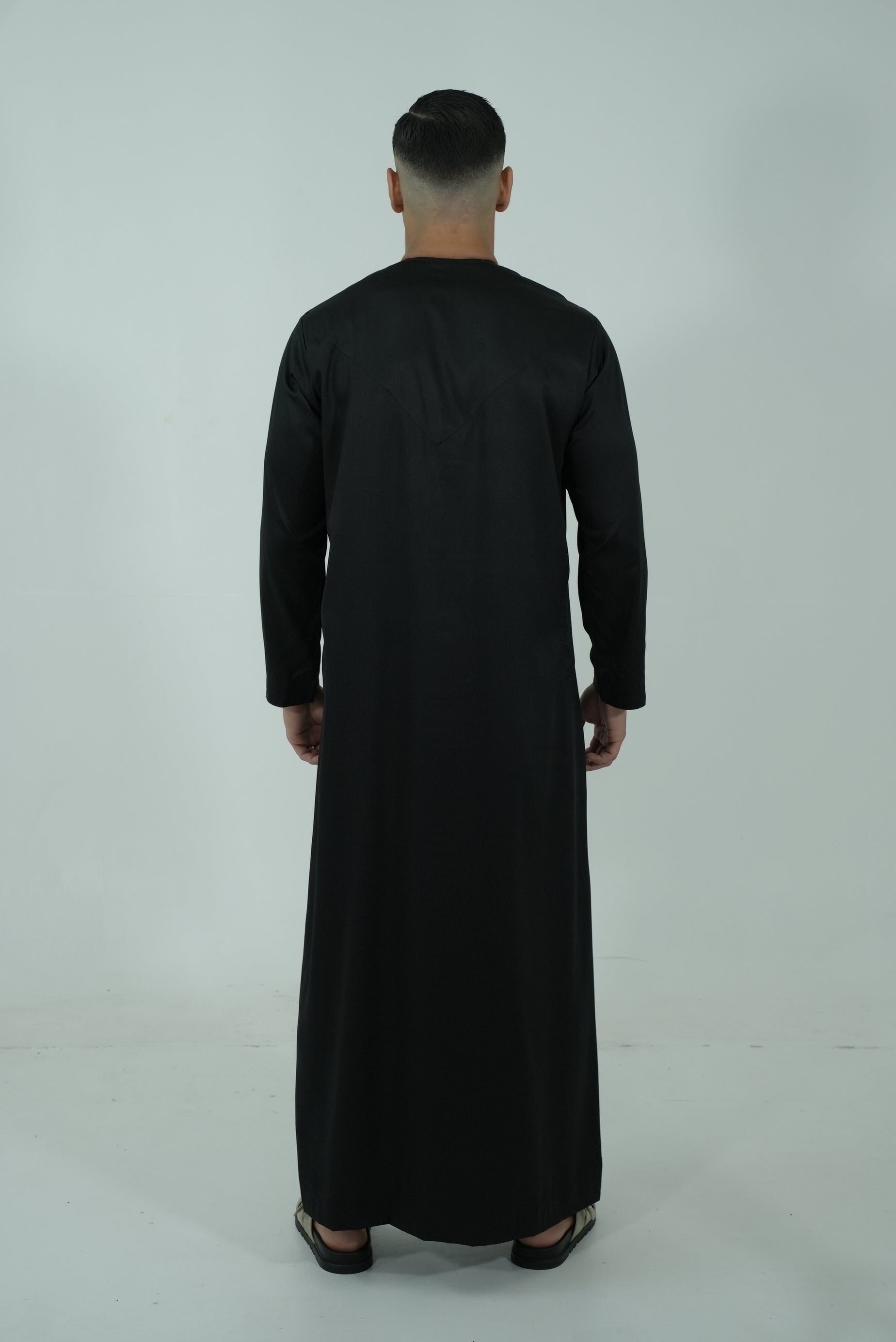 Qamis émirati [ Noir ]