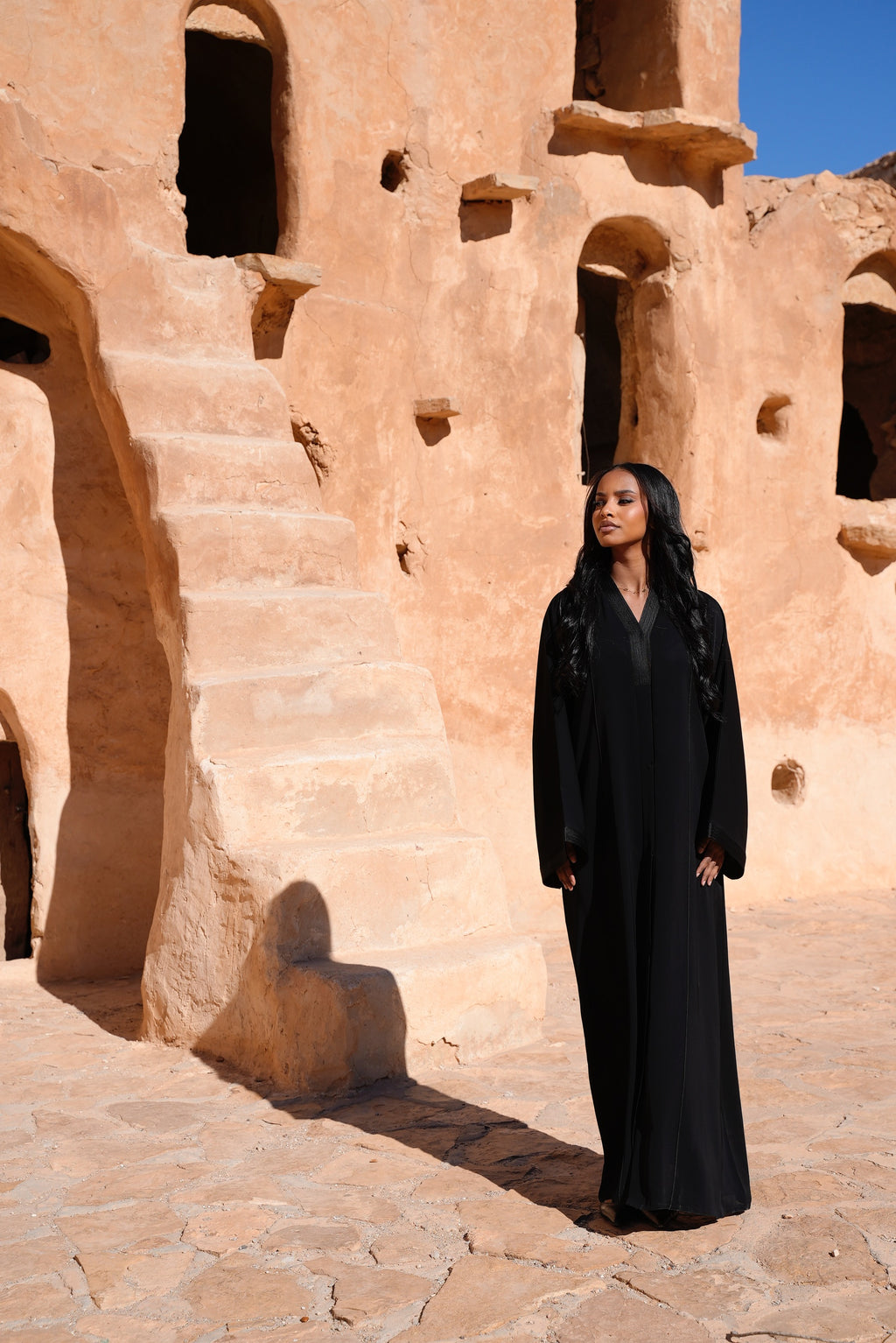 ABAYA AL MALIKA [ Col NOIR]