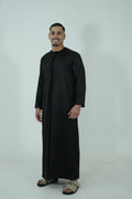 Qamis émirati [ Noir ]