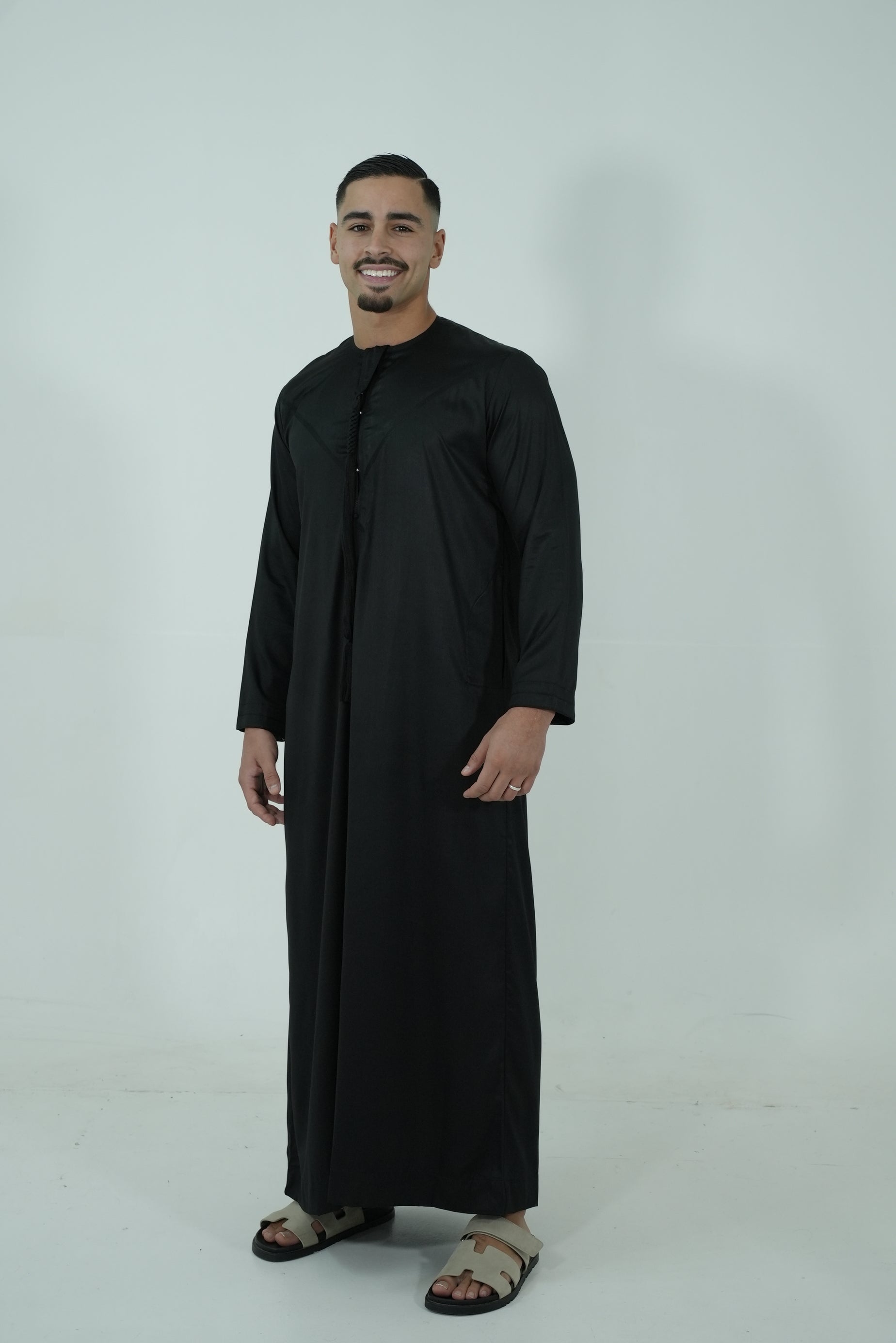 Qamis émirati [ Noir ]
