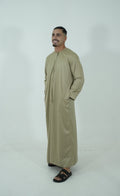 Qamis émirati [ Vert olive clair ]