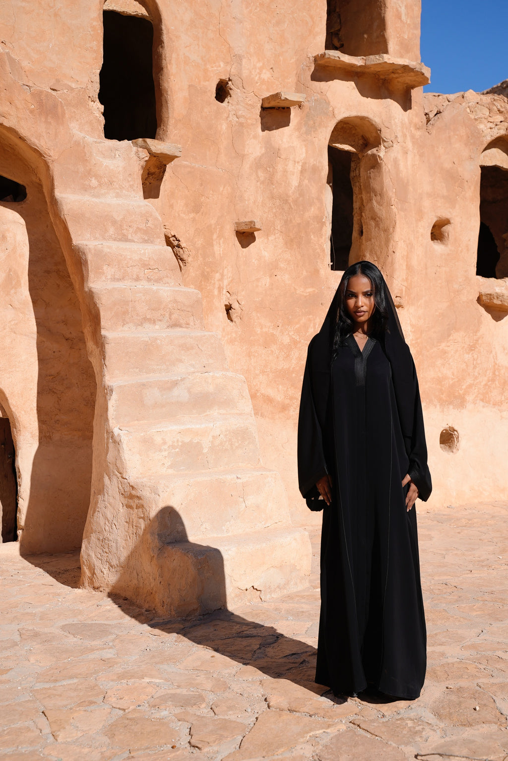 ABAYA AL MALIKA [ Col NOIR]