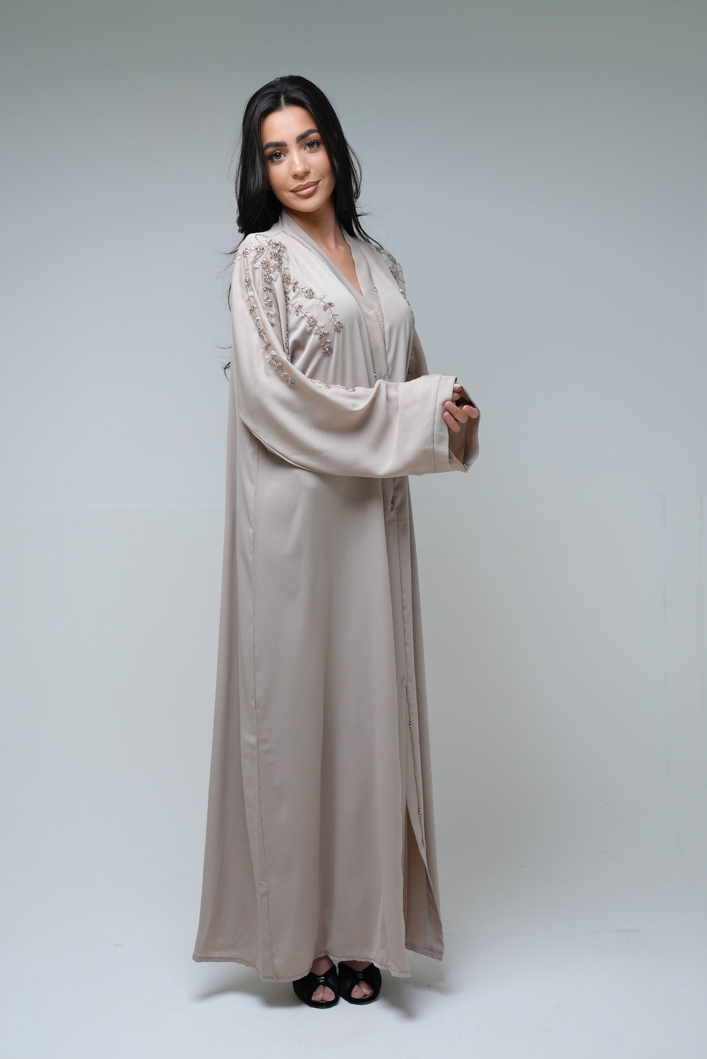 Abaya - QAMAR Beige