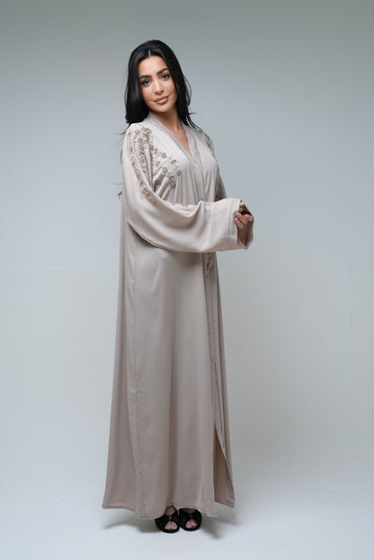 Abaya - QAMAR Beige