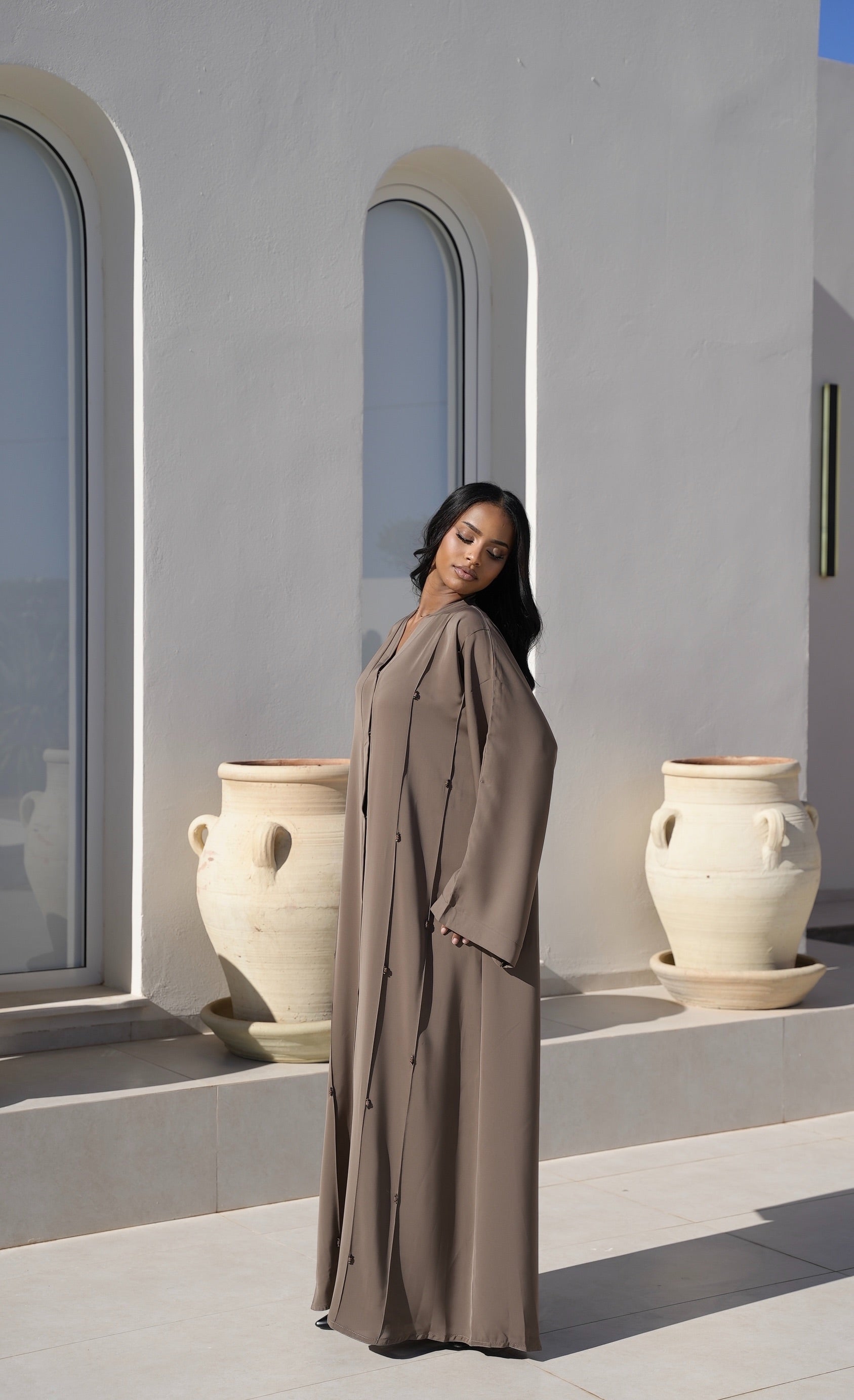 ABAYA SEYANA [TAUPE]