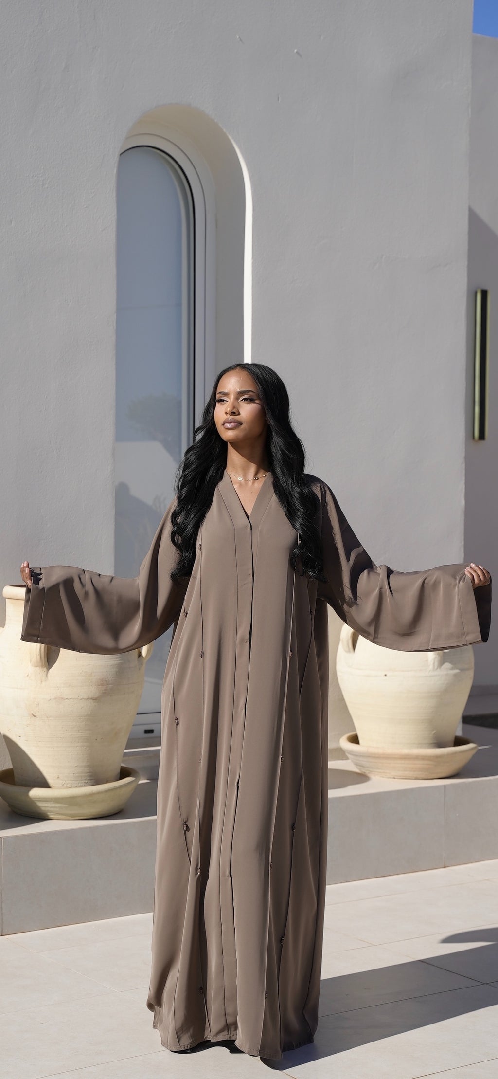 ABAYA SEYANA [TAUPE]