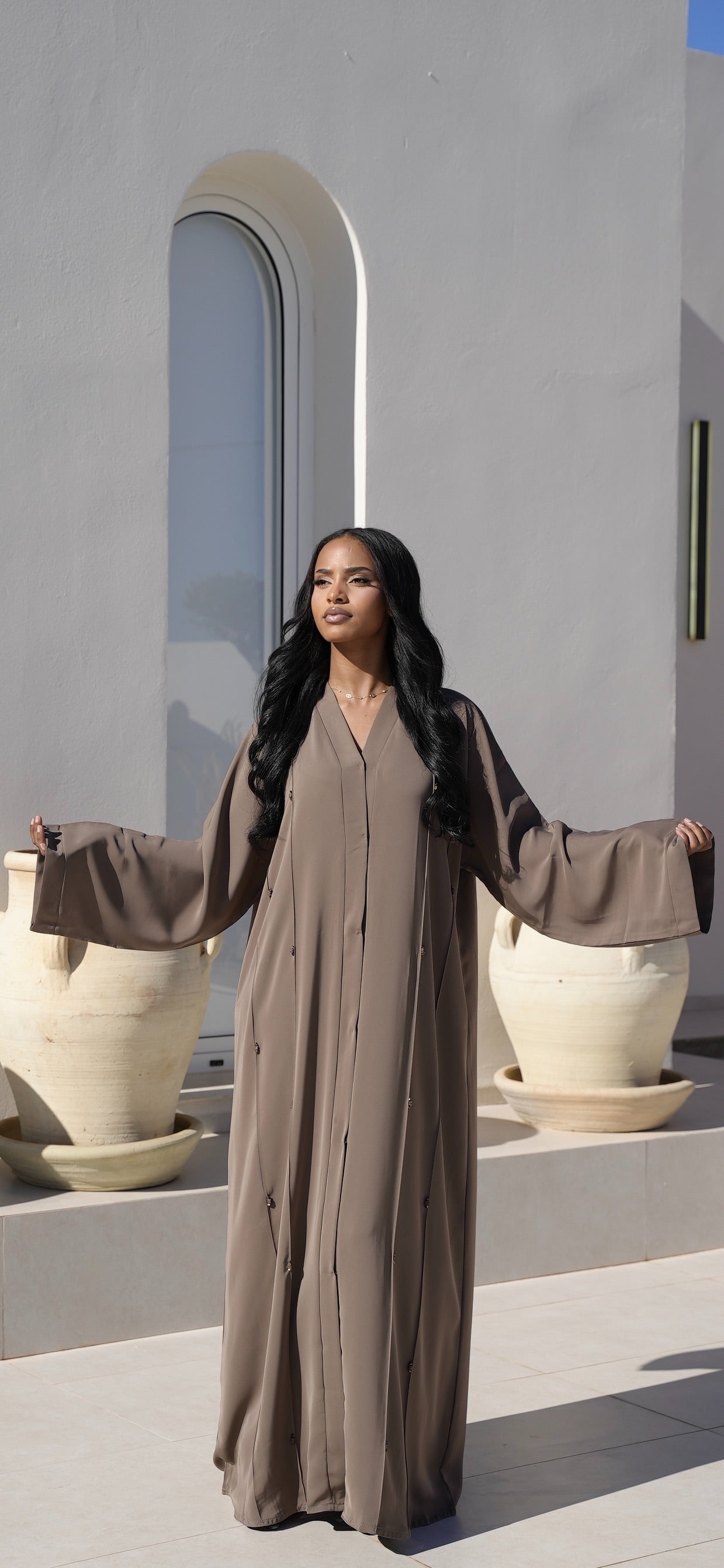 ABAYA SEYANA [TAUPE]