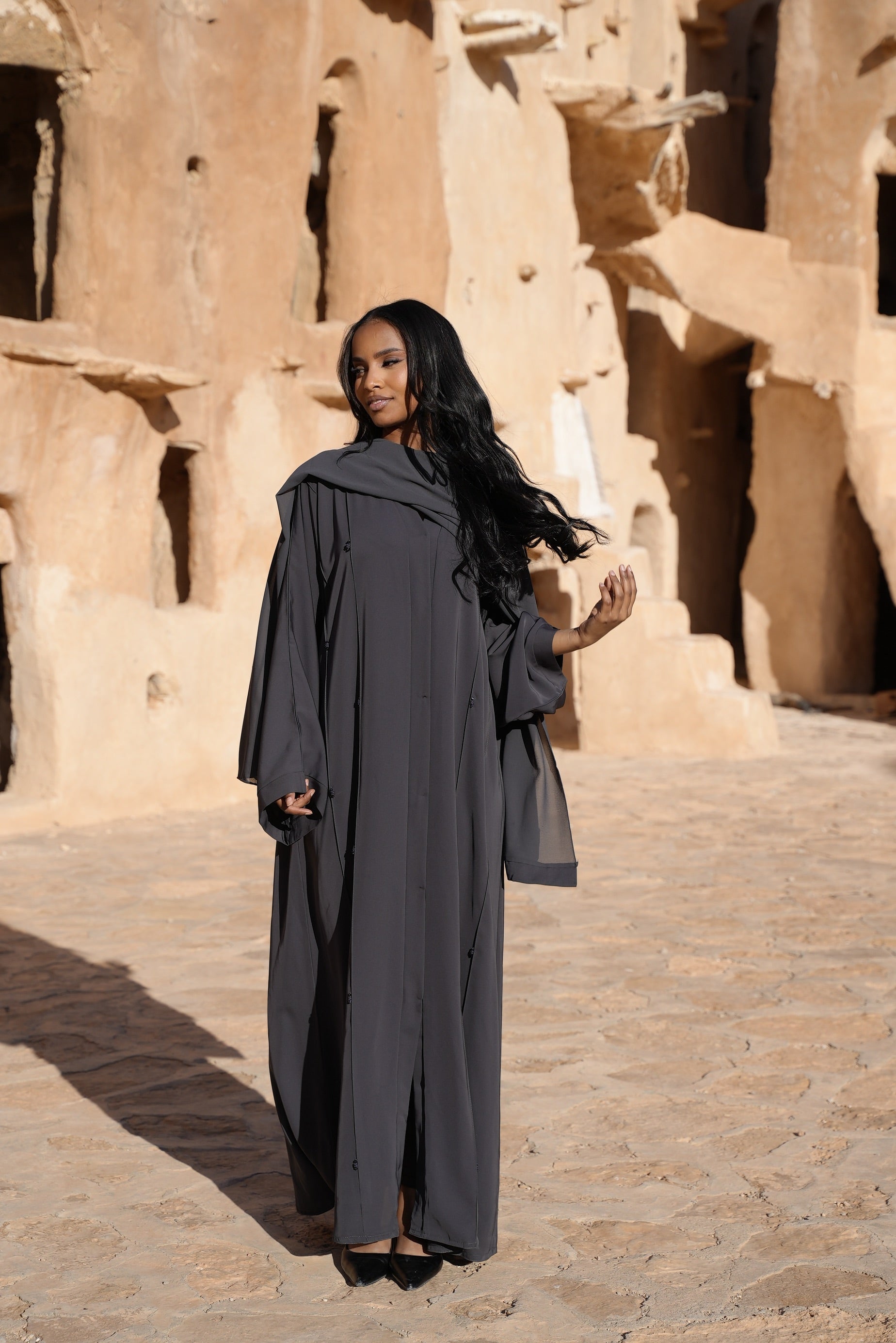 ABAYA SEYANA [GRIS]