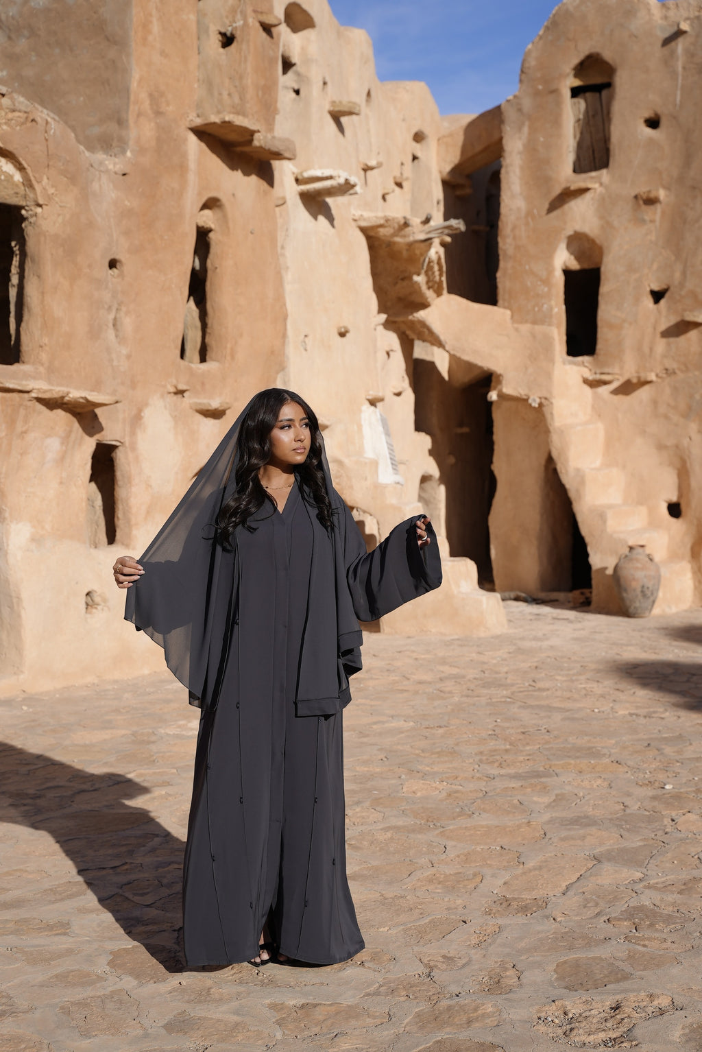 ABAYA SEYANA [GRIS]