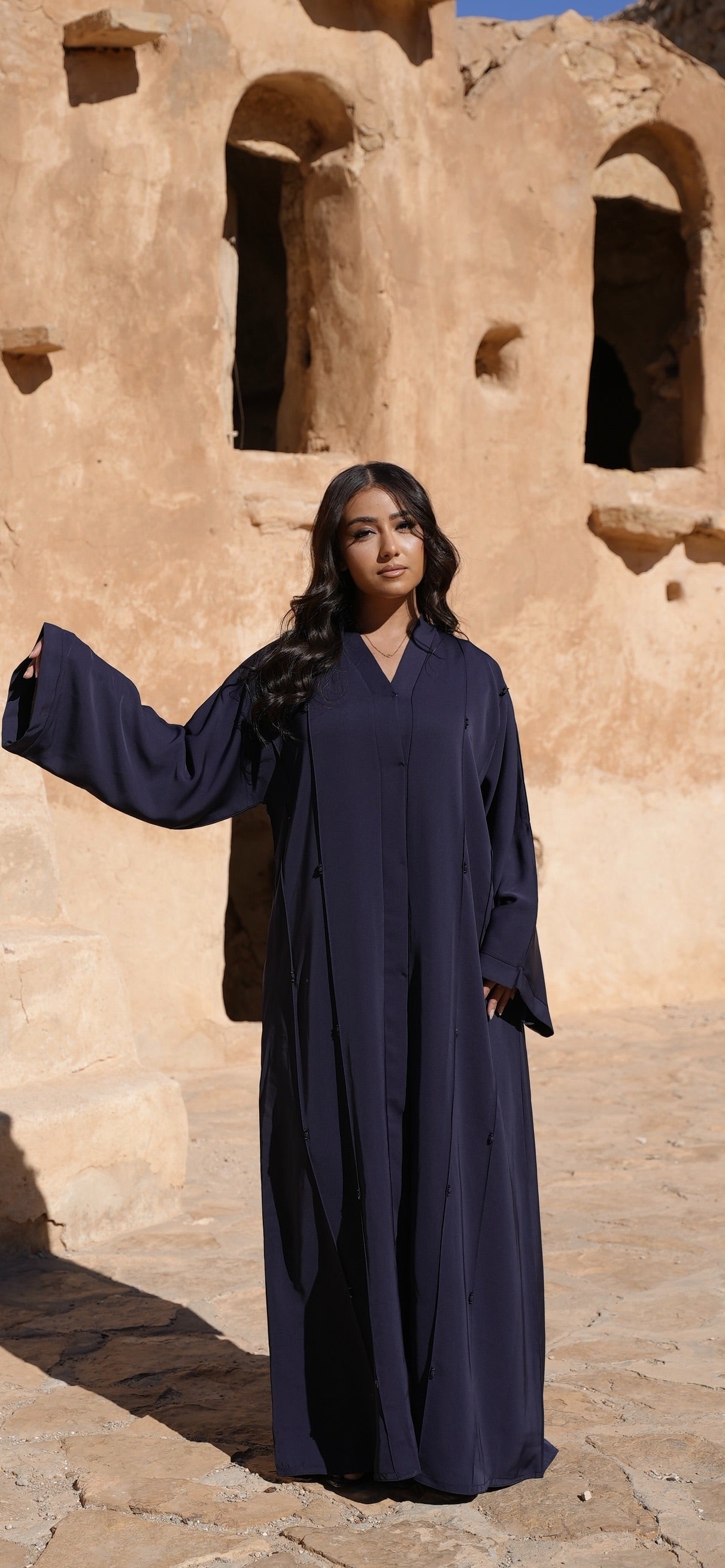 ABAYA SEYANA [BLEU]