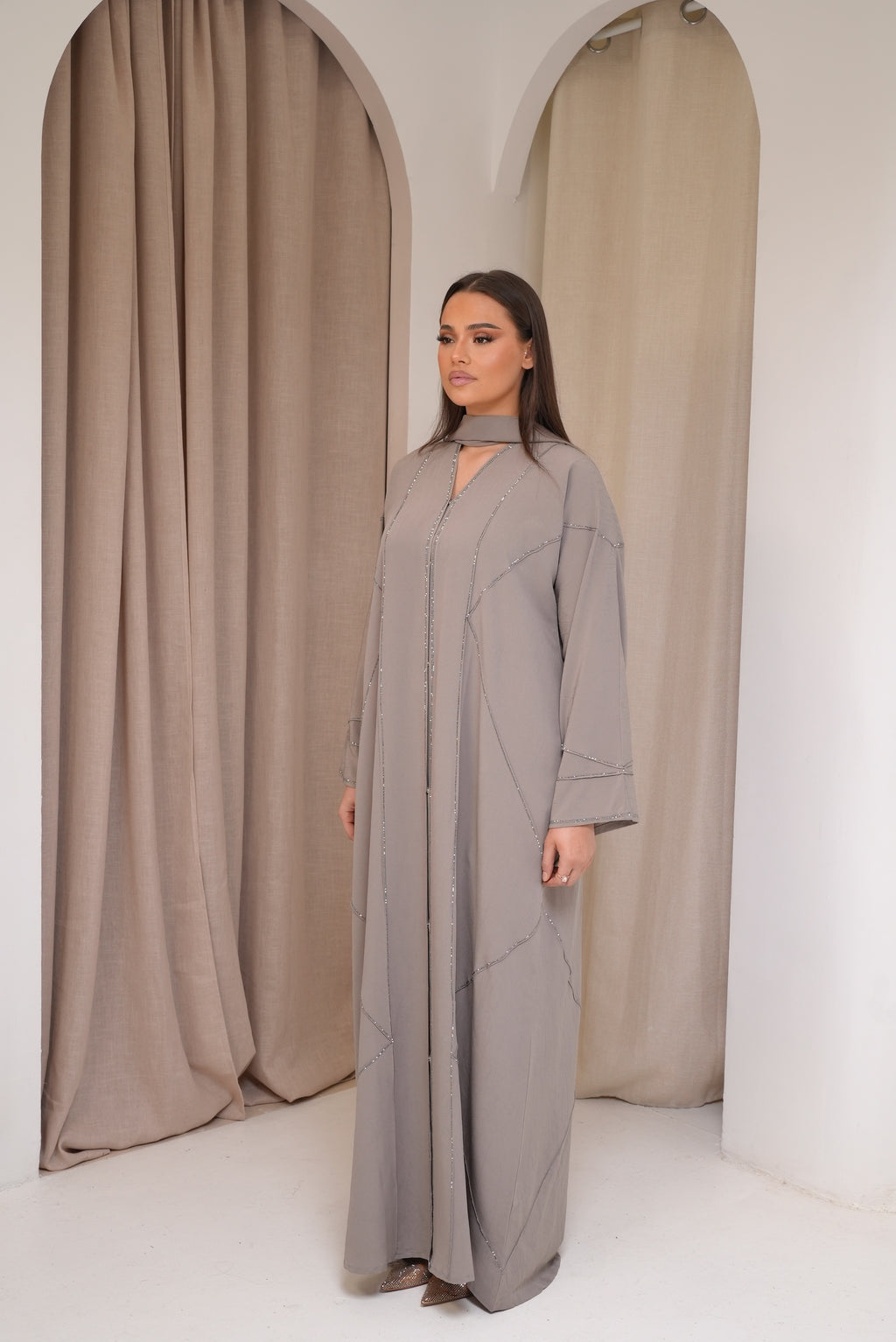 ABAYA LAYALI [BEIGE]