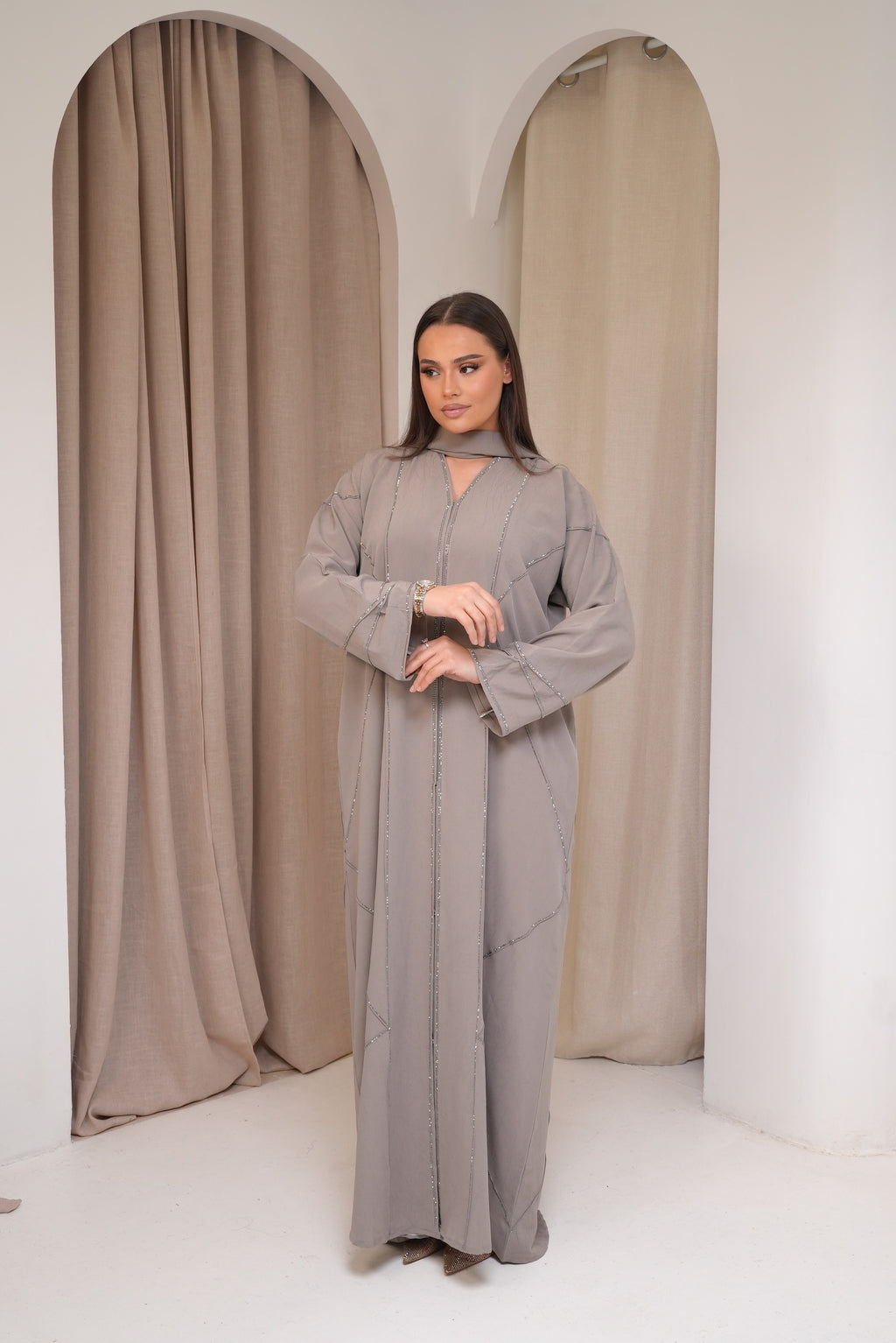 ABAYA LAYALI [BEIGE]